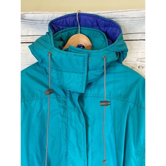 VTG 80's Columbia Women's L thinsulated Parka SUper Warm - Picture 2 of 8
